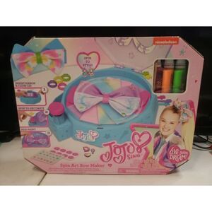 Just Play JoJo Siwa JoJo Spin Art Bow Maker, Kids Activity Set, Nickelodeon